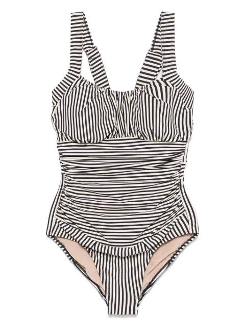 striped swimsuit by MARLIES DEKKERS