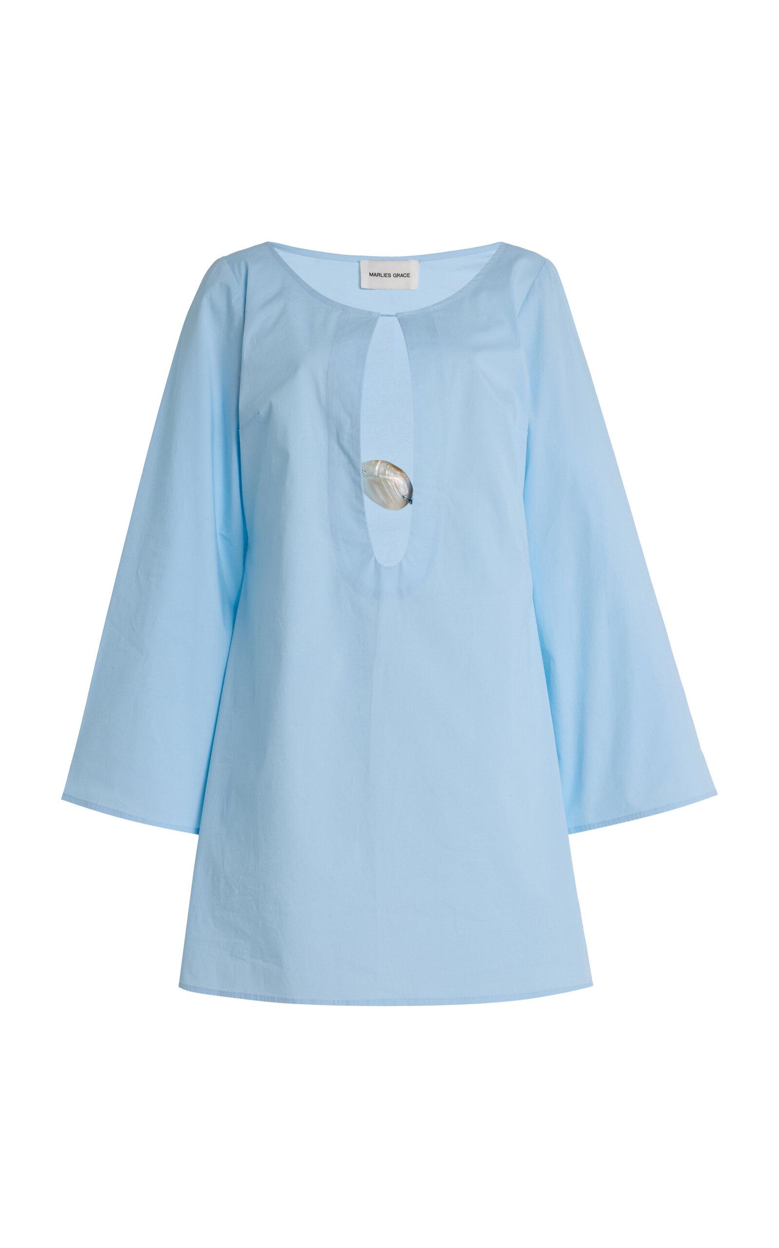Marlies Grace Exclusive Ocean Cotton Mini Dress - Moda Operandi by MARLIES GRACE