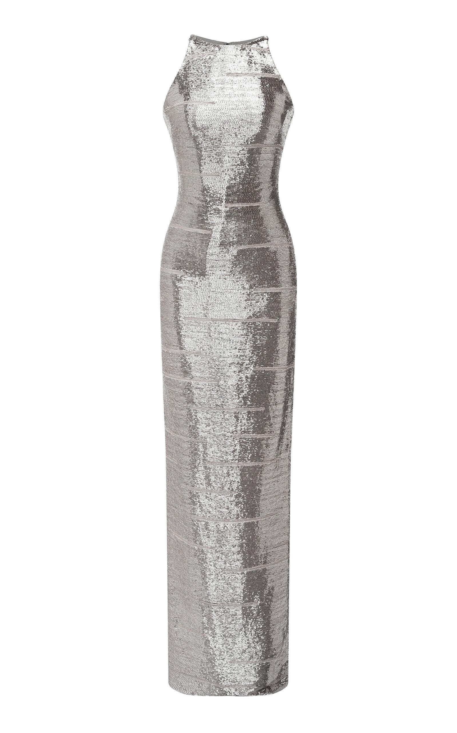 Marmar Halim Embroidered High-Neck Maxi Dress - Moda Operandi by MARMAR HALIM
