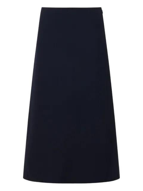 A-line crêpe midi skirt by MARNI