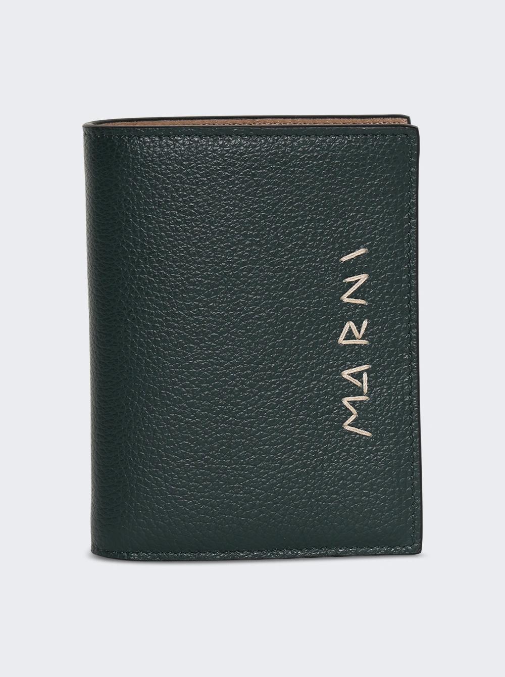Bifold Wallet Dark Petrol  | The Webster by MARNI
