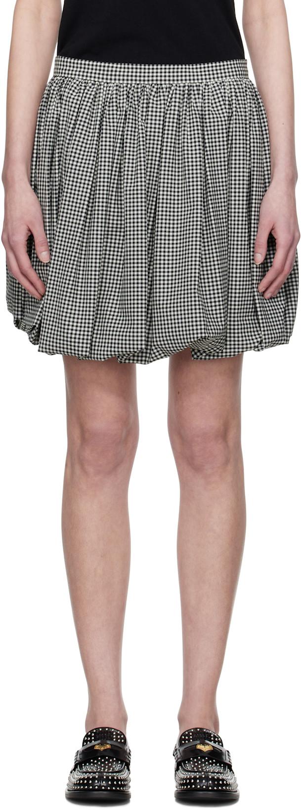 Black & White Balloon Miniskirt by MARNI
