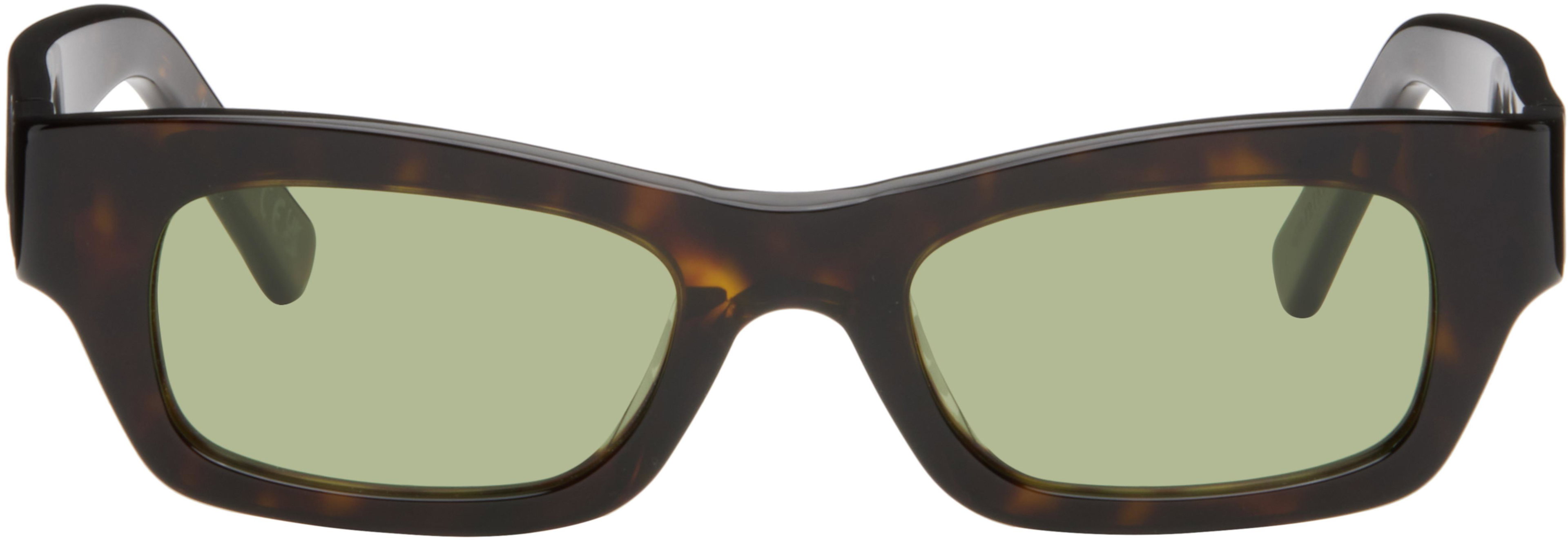 Brown RETROSUPERFUTURE Edition Haicli Sunglasses by MARNI