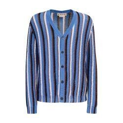 Cardigan with crochet stripes by MARNI