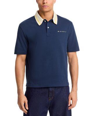 Contrast Collar Polo by MARNI