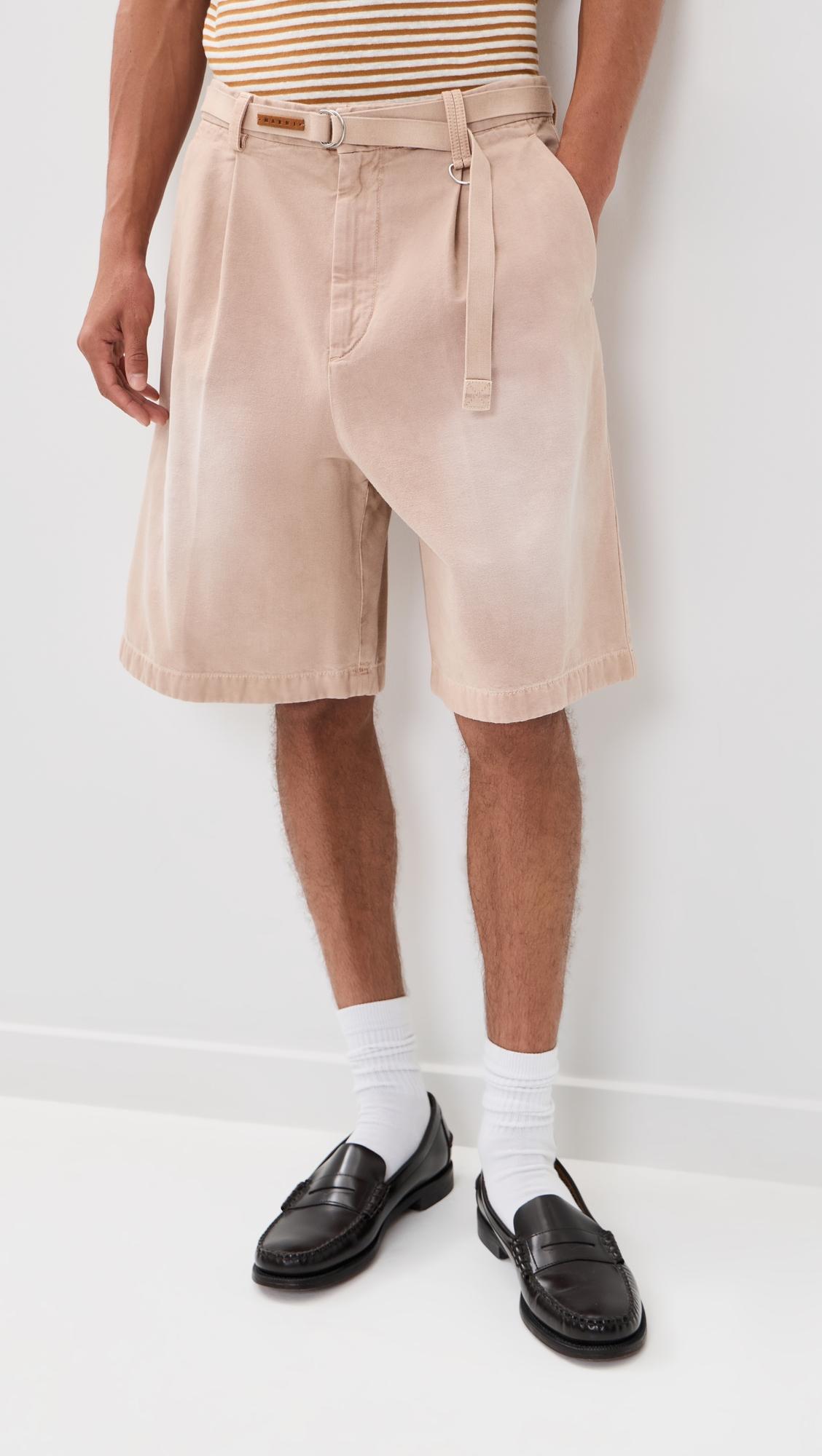 Cotton Bermuda Shorts 9.5" by MARNI