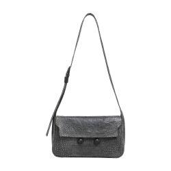 Crocodile print leather medium trunkaroo handbag by MARNI
