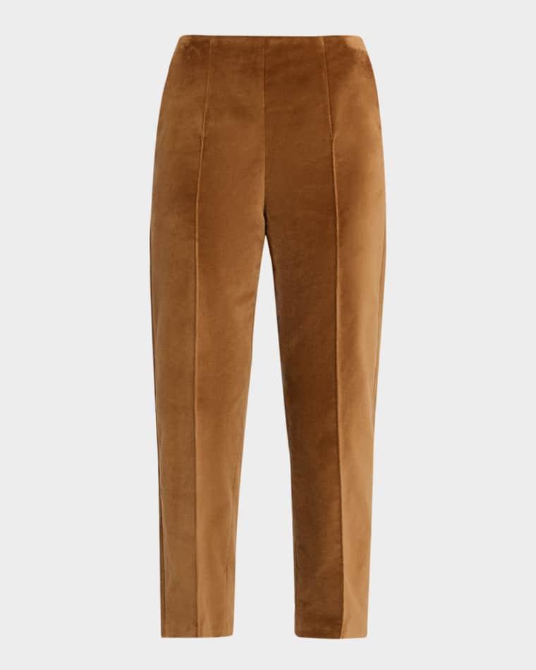 Cropped Velvet Trousers by MARNI
