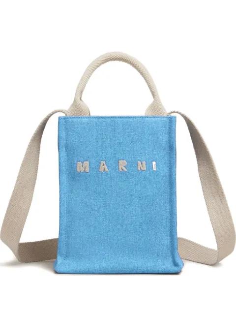 Denim tote small bag by MARNI