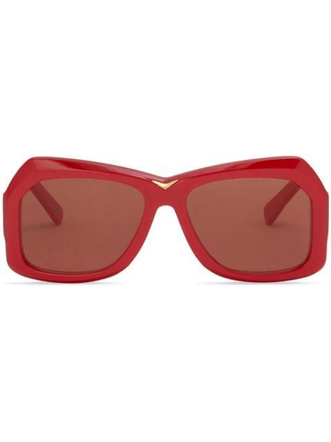 Tiznit geometric-frame sunglasses by MARNI EYEWEAR