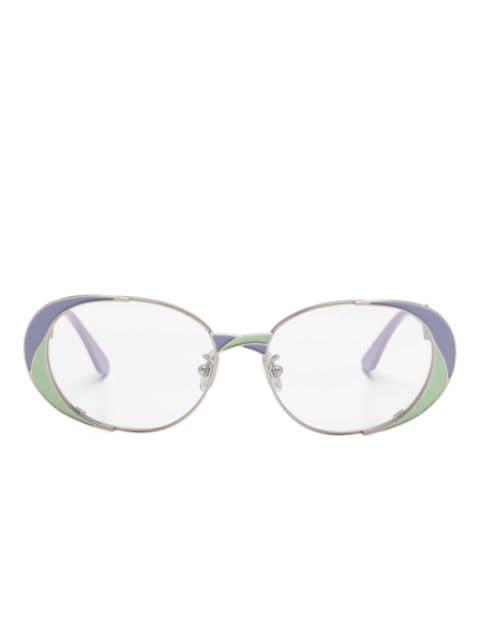 oval-frame glasses by MARNI EYEWEAR