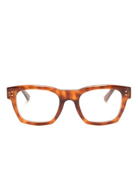 tortoiseshell rectangle-frame glasses by MARNI EYEWEAR