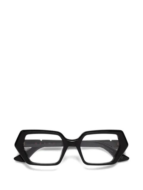 x Retrosuperfuture Zunari geometric-frame glasses by MARNI EYEWEAR
