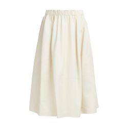 Elasticized nappa leather midi skirt by MARNI