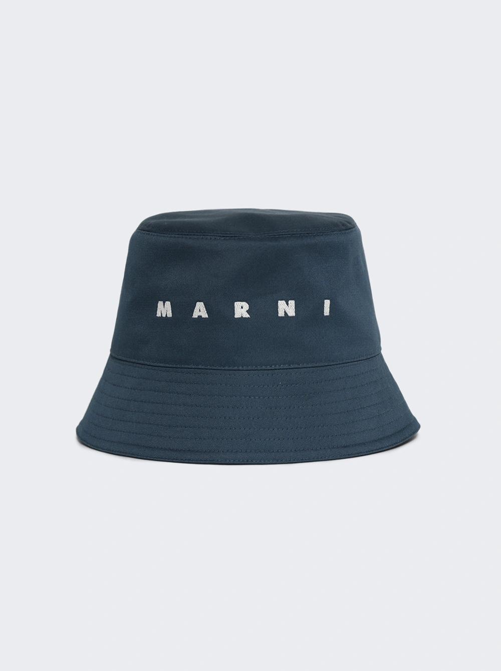Gabardine Bucket Hat Turquoise  | The Webster by MARNI