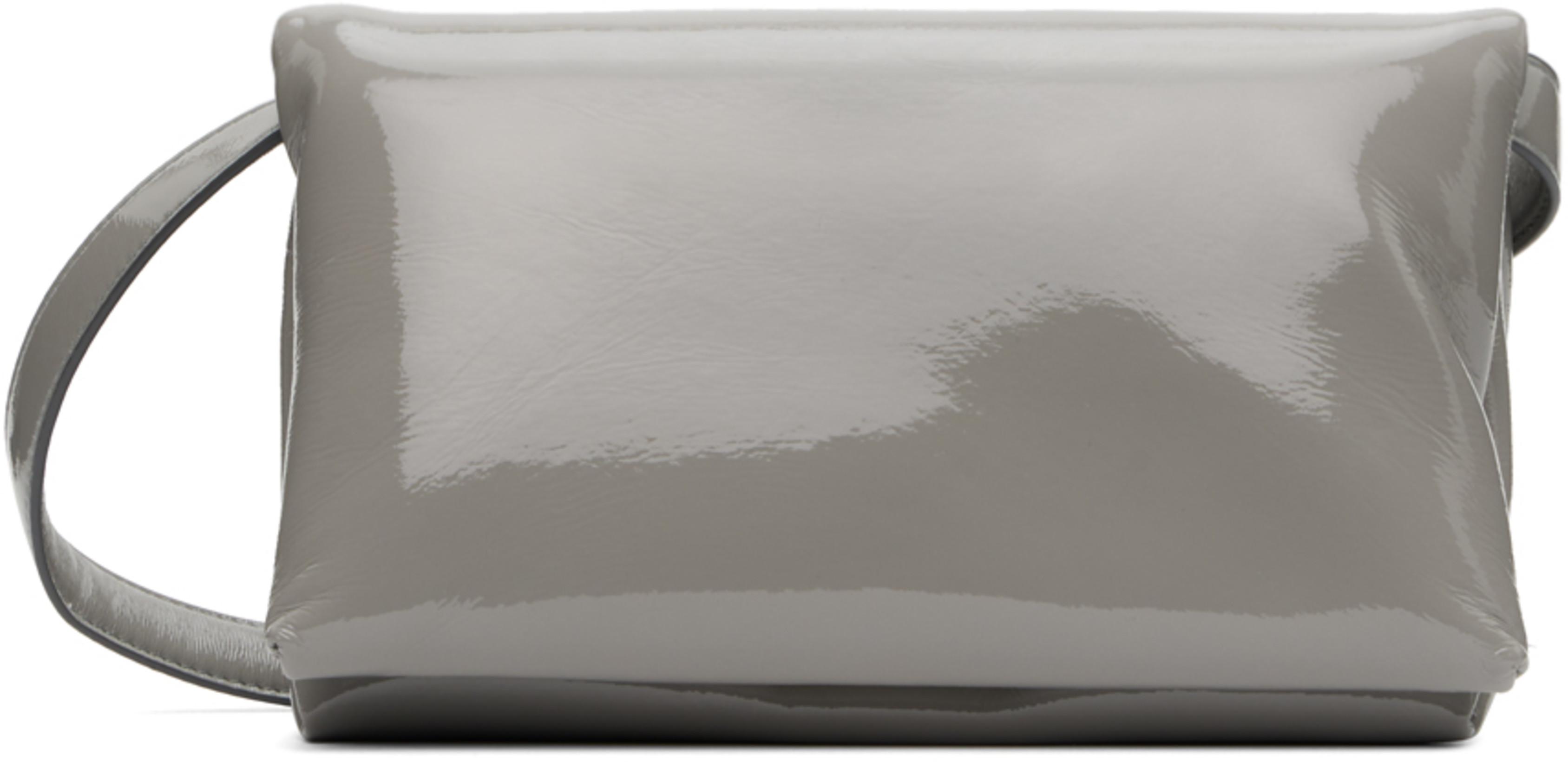 Gray Small Prisma Bag by MARNI