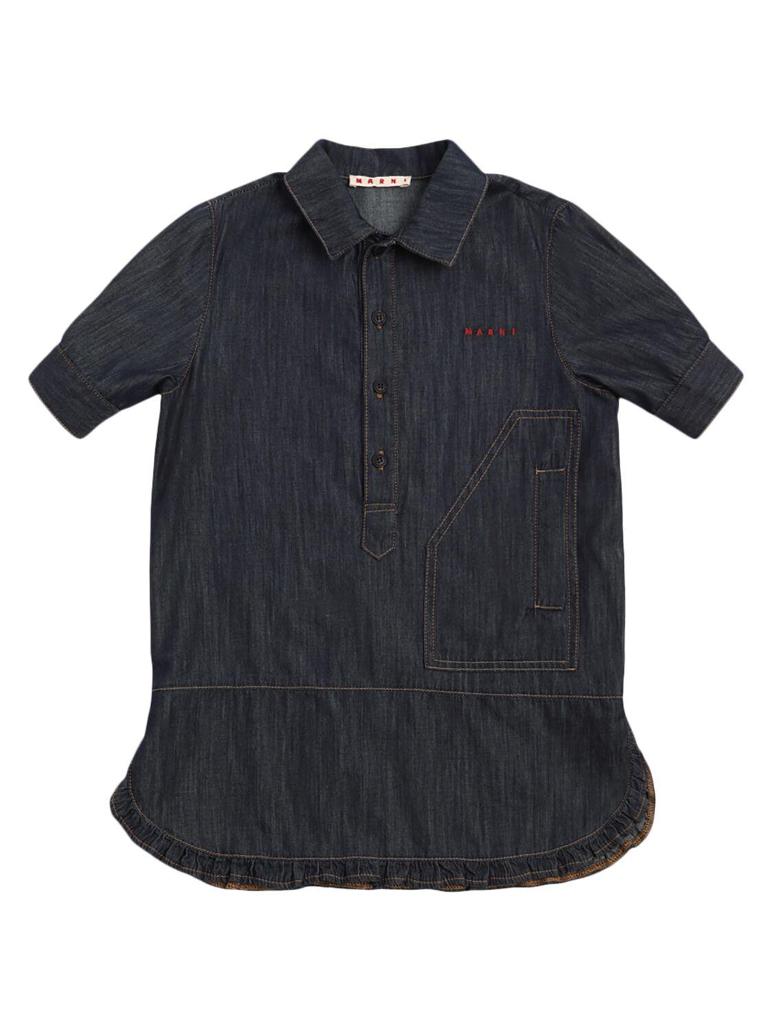 Cotton Denim Dress by MARNI JUNIOR