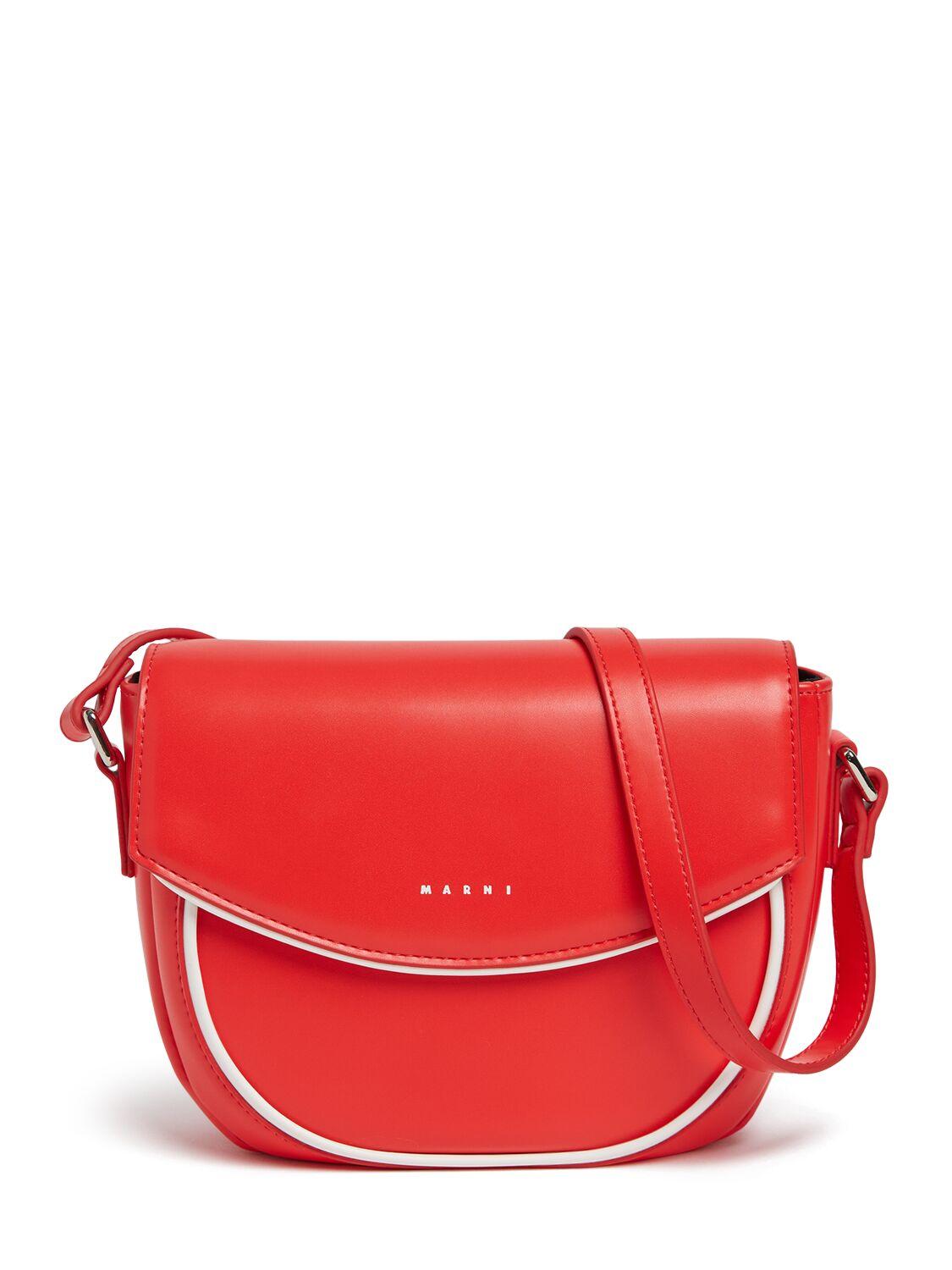 Synthetic Shoulder Bag W/logo by MARNI JUNIOR