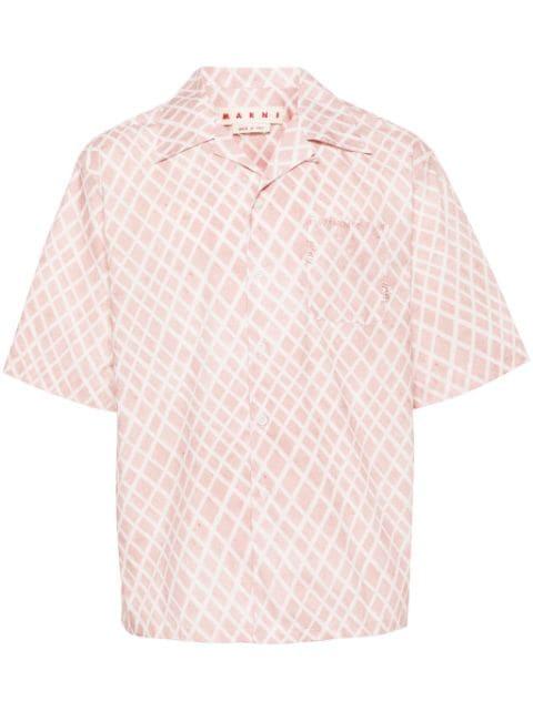 Landscapes-print shirt by MARNI