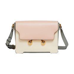 Leather trunkaroo medium shoulder bag by MARNI
