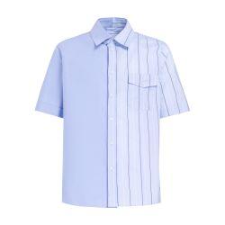 Light Bio Poplin Half-And-Half Shirt by MARNI