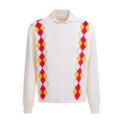 Long sleeved polo shirt by MARNI