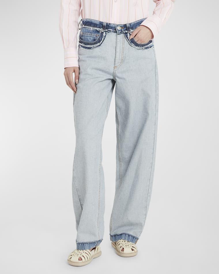 Low-Waisted Reverse Jeans by MARNI