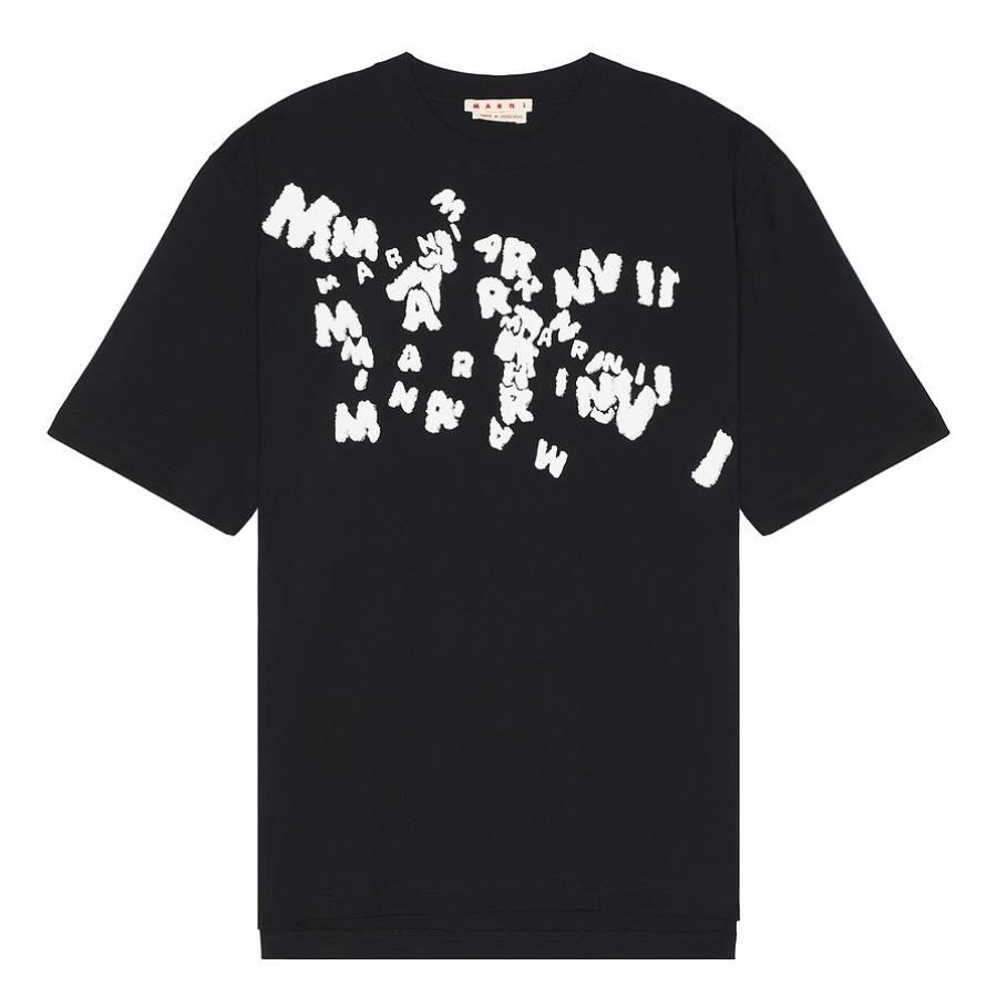 Marni Chaos Graphic Print Cotton T-Shirt by MARNI