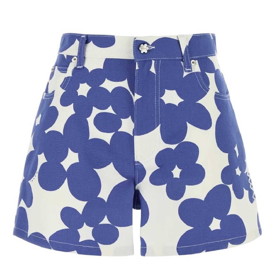 Marni Floral Pattern Cotton Trousers by MARNI