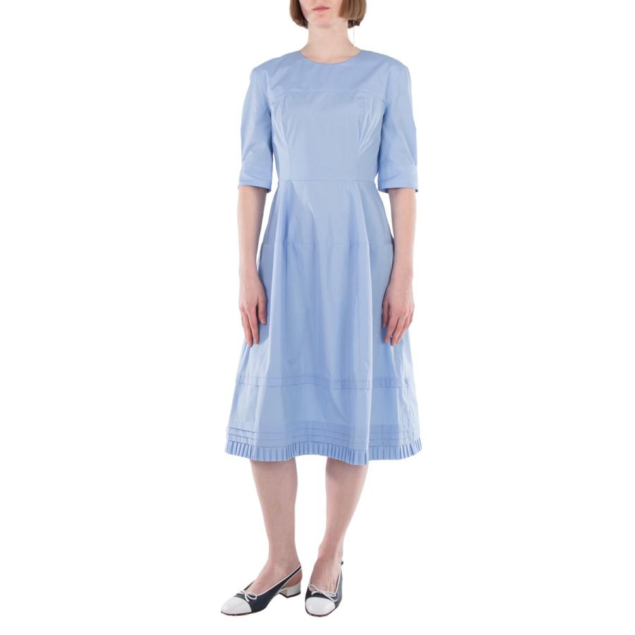 Marni Iris Blue A-Line Midi Dress by MARNI