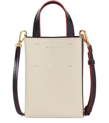 Museo Nano Tote Bag in Leather by MARNI
