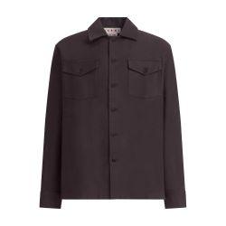 Organic cotton satin shirt by MARNI
