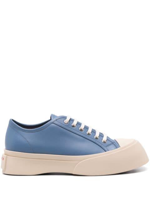 Pablo lace-up leather sneakers by MARNI