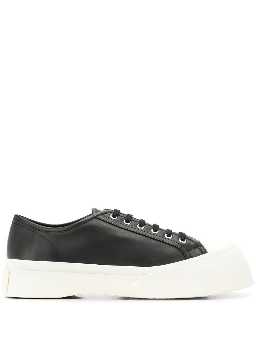 Pablo leather flatform sneakers by MARNI