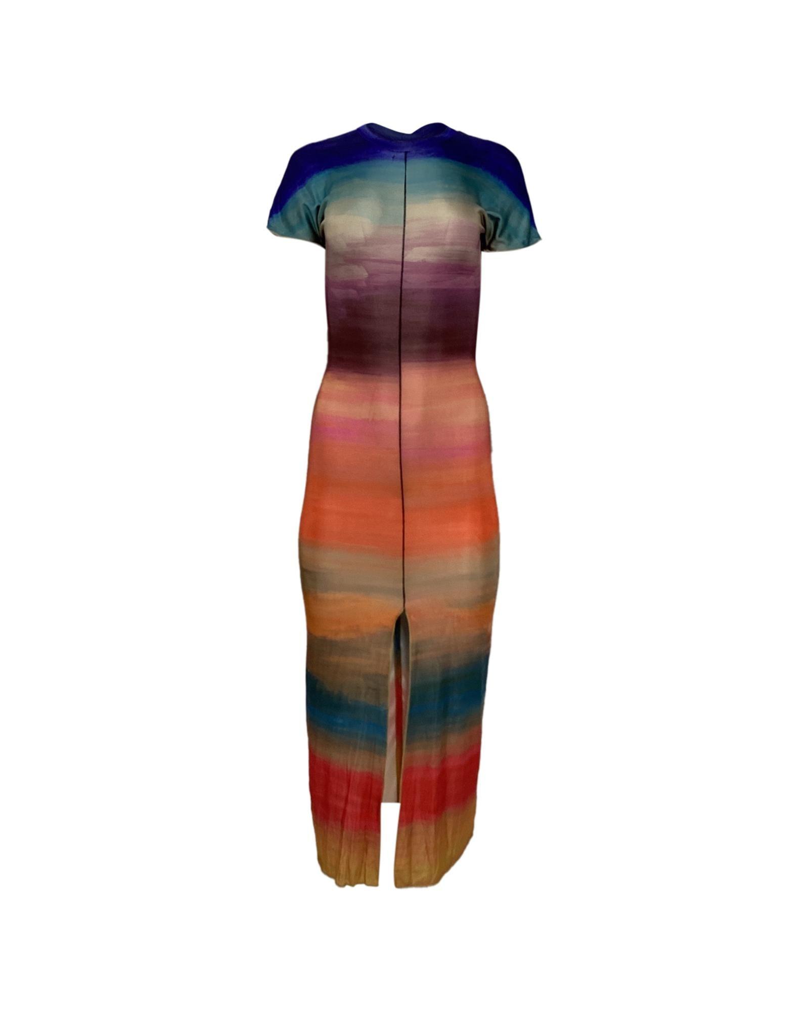 Preloved Sunset Ombre Maxi Dress Wo - Multicolor | Multicolor Midi by MARNI