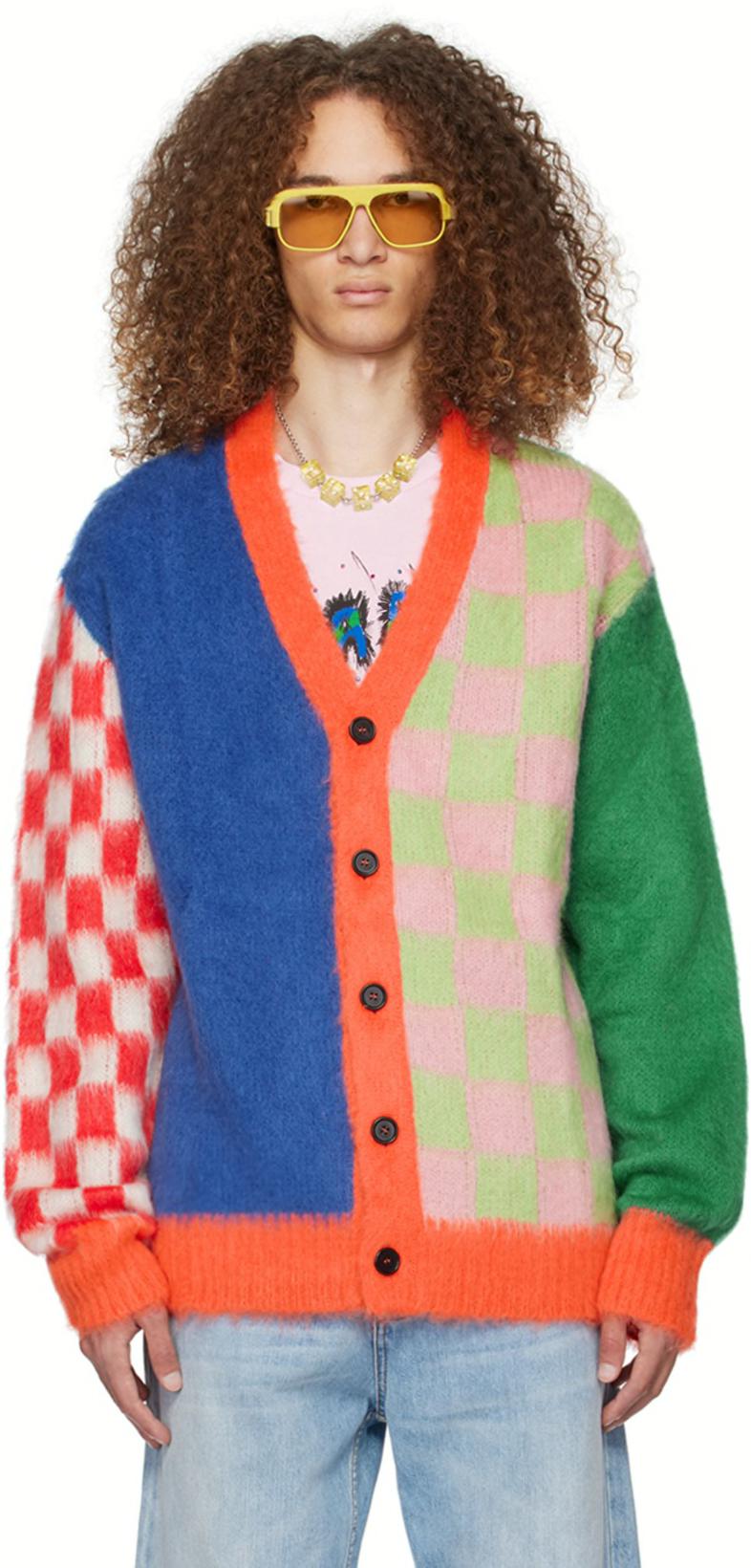 SSENSE Exclusive Multicolor Cardigan by MARNI