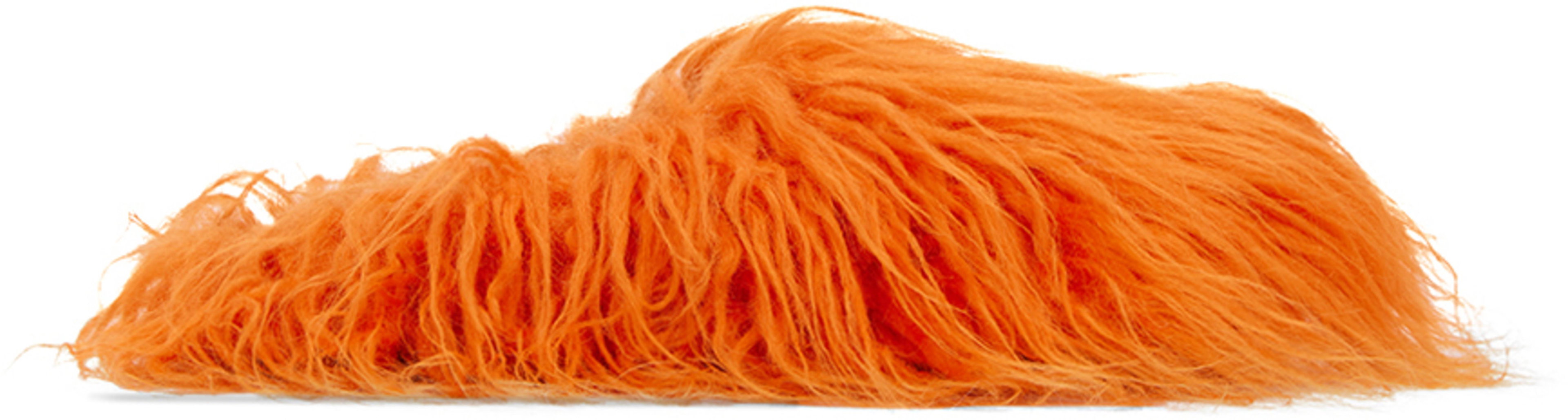 SSENSE Exclusive Orange Fussbett Sabot Loafers by MARNI