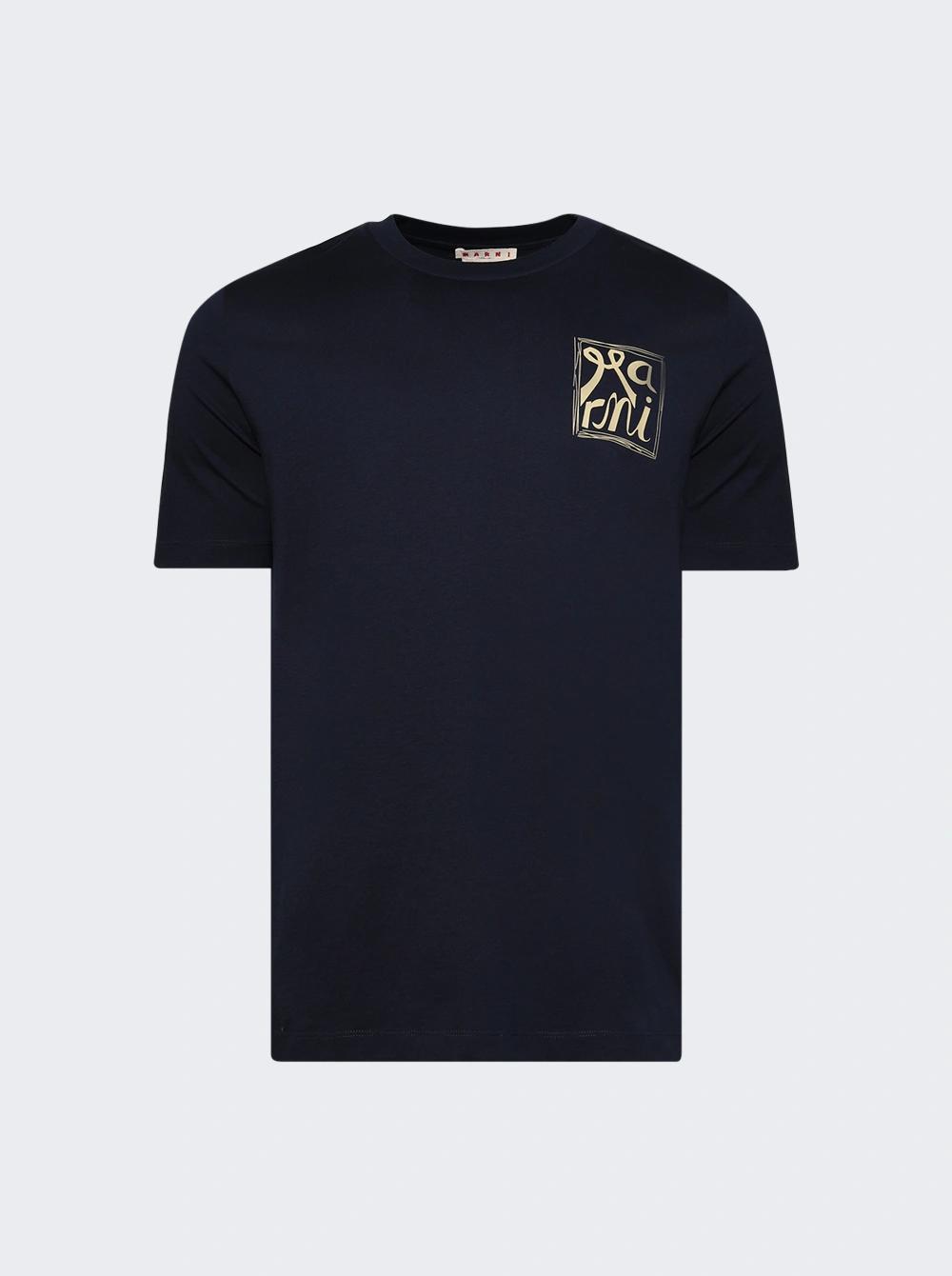 Short Sleeve Tee Blublack  | The Webster by MARNI