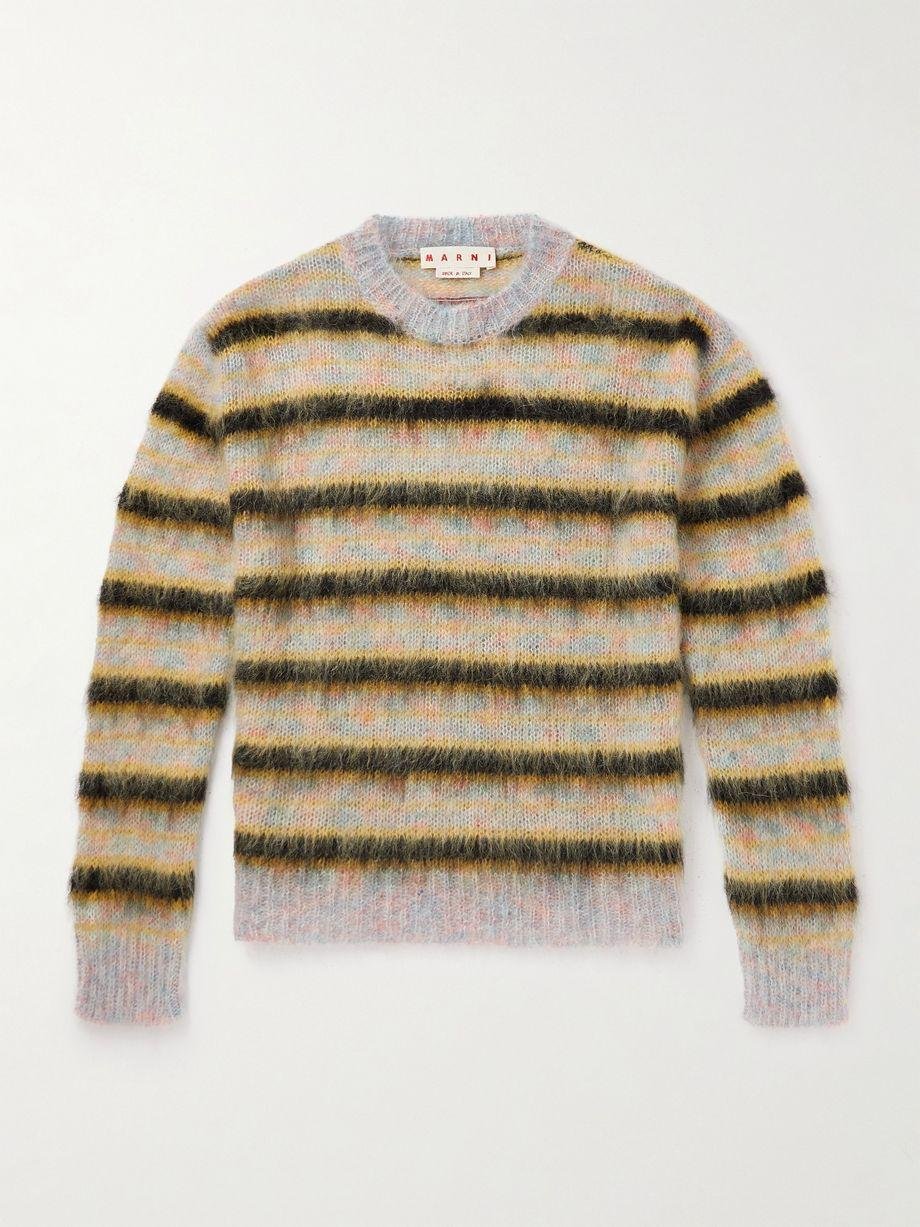 Striped Mohair-Blend Sweater by MARNI