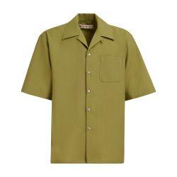 Tropical Wool Bowling Shirt by MARNI