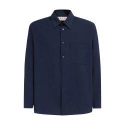 Tropical Wool Long-Sleeved Shirt by MARNI