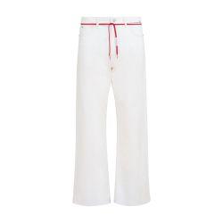 Trousers with Marni mending by MARNI