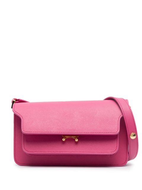 Trunk leather shoulder bag by MARNI