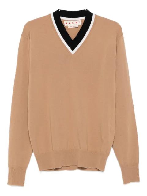 V-neck wool sweater by MARNI
