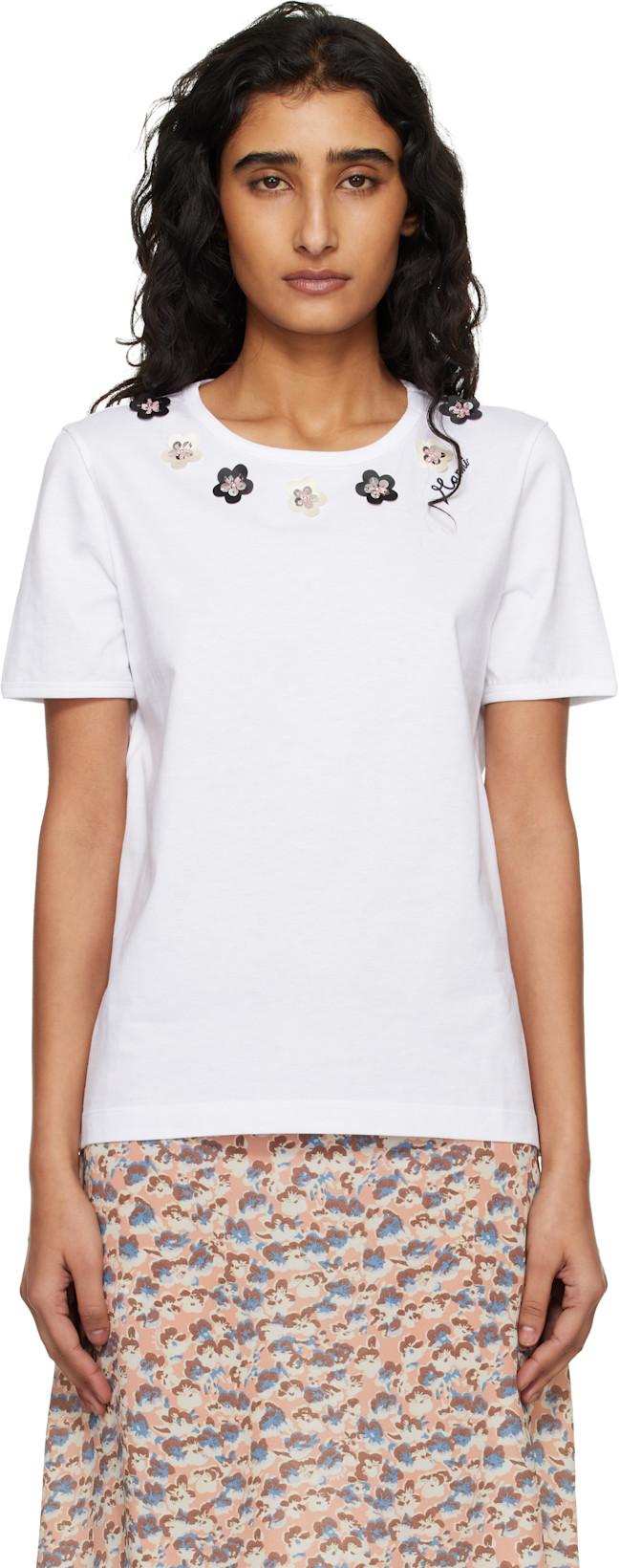 White Cotton Jersey T-shirt by MARNI