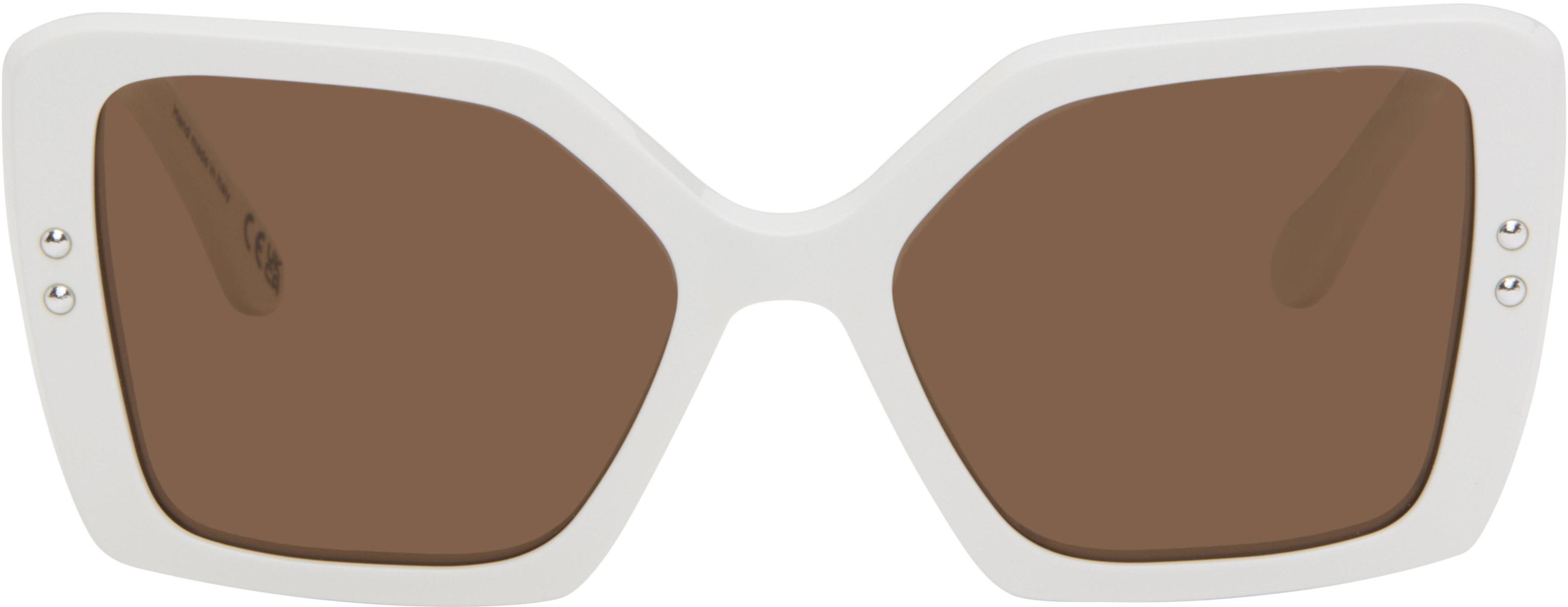 White RETROSUPERFUTURE Edition Nimrela Sunglasses by MARNI