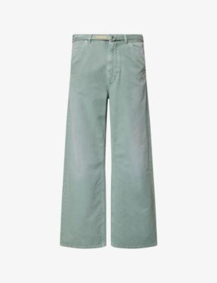 Wide-Leg Belted Denim Jeans by MARNI