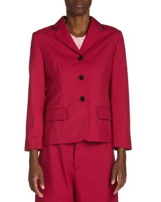 Wing Collar Button Front Jacket by MARNI