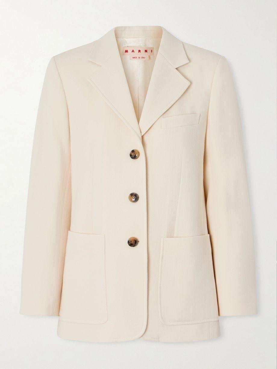Wool-crepe blazer by MARNI