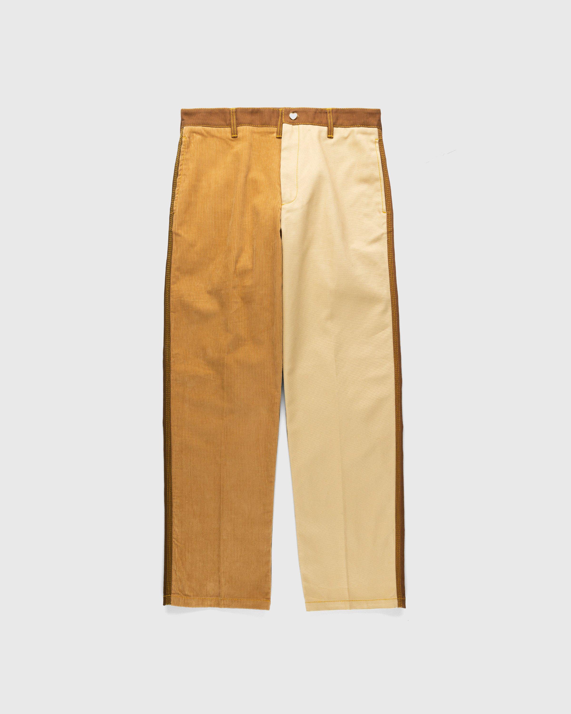 Colorblocked Trousers Brown by MARNI X CARHARTT WIP